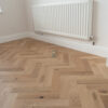 Riviera 18/4 x 90mm Pale Invisible Oak Herringbone Engineered Flooring