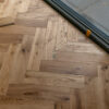 Nature 15/4 x 90mm Natural Brushed Oak Herringbone Engineered Flooring