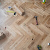 Nature 15/4 x 90mm Natural Brushed Oak Herringbone Engineered Flooring