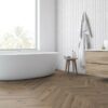 Core Herringbone 5mm Smoked Oak Luxury Vinyl Click Flooring