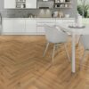 Core Herringbone 5mm Embossed Natural Oak Luxury Vinyl Click Flooring