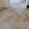 Riviera 14/3 x 90mm Pale Invisible Oak Herringbone Engineered Flooring