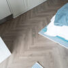 Fusion Herringbone 12mm Moon Grey Oak 4V Laminate Flooring