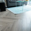 Fusion Herringbone 12mm Moon Grey Oak 4V Laminate Flooring