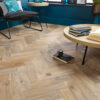 Nature 15/4 x 90mm Grey Haze Oak Herringbone Engineered Flooring