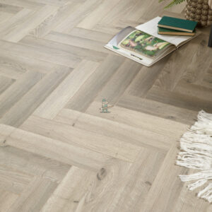 Craft Herringbone 12mm Castle Grey Oak Laminate Flooring