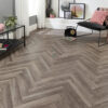 Craft Herringbone 12mm Cosmic Grey Oak Laminate Flooring