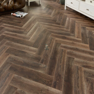 Craft Herringbone 12mm Highland Oak Laminate Flooring