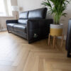 Fusion Herringbone 12mm Shortbread Oak 4V Laminate Flooring