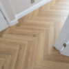 Fusion Herringbone 12mm Shortbread Oak 4V Laminate Flooring