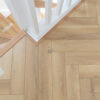 Fusion Herringbone 12mm Shortbread Oak 4V Laminate Flooring