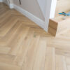 Fusion Herringbone 12mm Shortbread Oak 4V Laminate Flooring