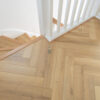 Fusion Herringbone 12mm Shortbread Oak 4V Laminate Flooring