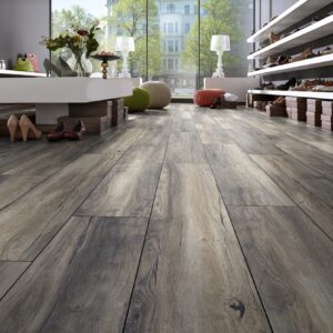 72sqm 📦 Pallet DEAL – 12mm German Premium AC5 Harbour Grey Oak Laminate Flooring