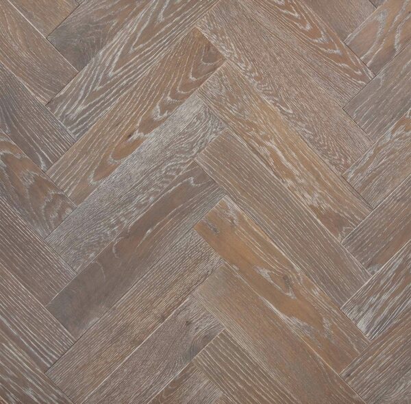 📦 Pallet DEAL – 15mm Smokey Grey Oak Herringbone Engineered Wood Flooring 50sqm