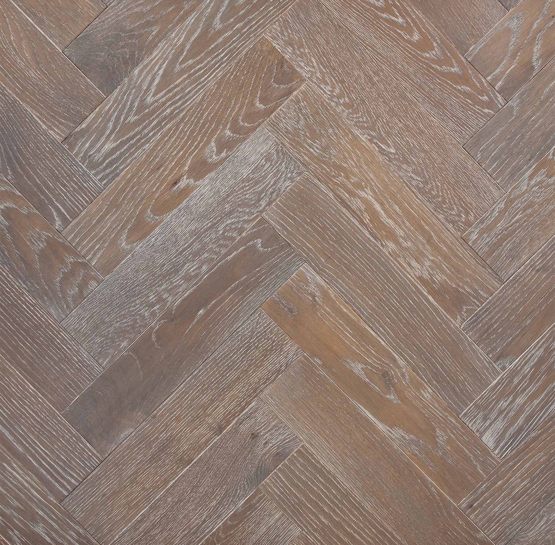 50m2 📦 Pallet 15mm Smokey Grey Oak Herringbone Engineered Wood Flooring
