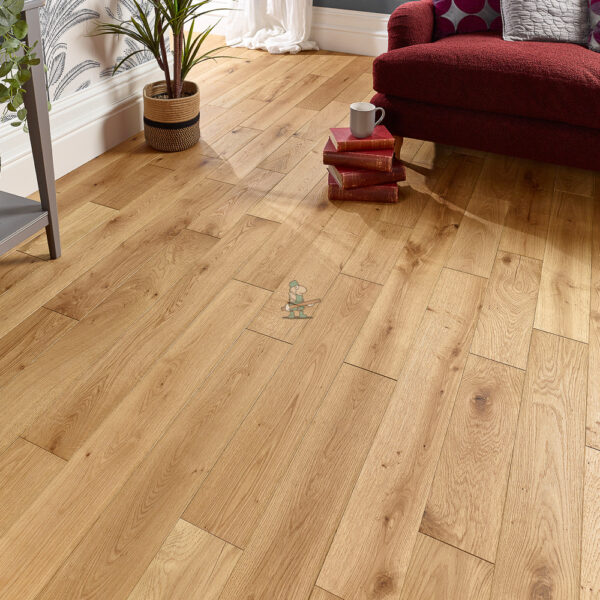 Nature 14/3 x 150mm Natural Brushed & Oiled Oak Engineered Flooring