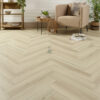 Hydro Pro Herringbone 5mm Arctic Luxury Vinyl Click Flooring